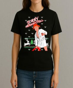 Trump Keep America Great Sorry Mericas Full Ugly Christmas Premium Womentee