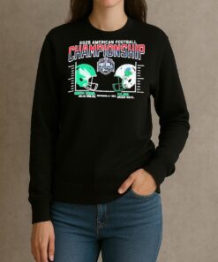 Tulane Vs North Texas 2025 Aac Football Championship Duel Helmet sweater
