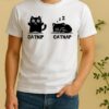 Two Black Cats Catnip Catnap Sleep Shirt