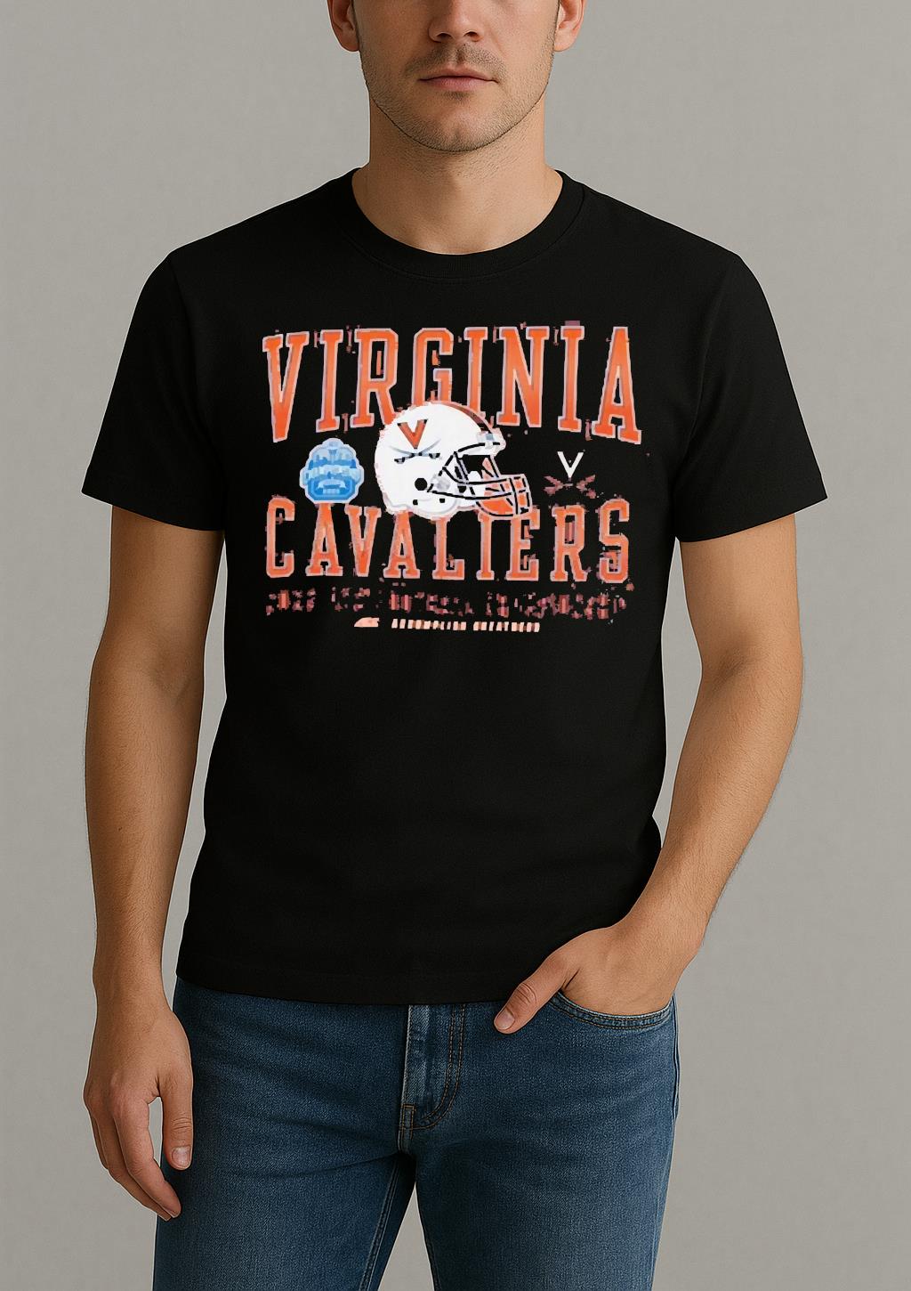 Virginia Cavaliers 2025 Acc Football Championship Helmet Shirt