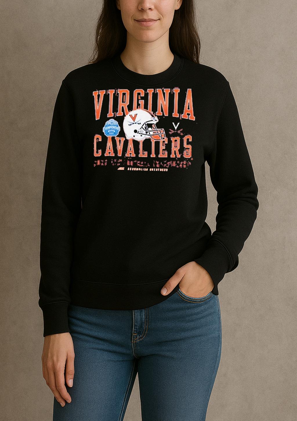 Virginia Cavaliers 2025 Acc Football Championship Helmet sweater