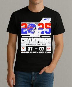 Virginia Cavaliers 2025 State Champions 27 07 Virginia Tech Score Shirt