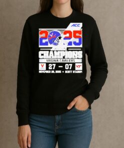 Virginia Cavaliers 2025 State Champions 27 07 Virginia Tech Score sweater