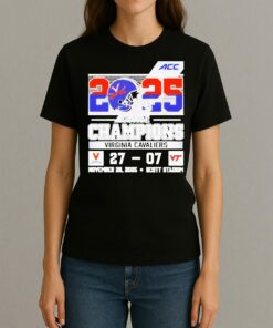 Virginia Cavaliers 2025 State Champions 27 07 Virginia Tech Score Womentee