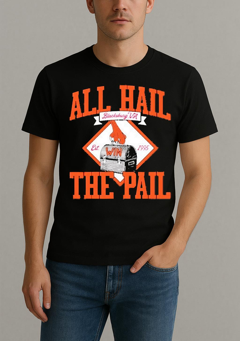 Virginia Tech Hokies All Hail The Pail Est 1995 Shirt