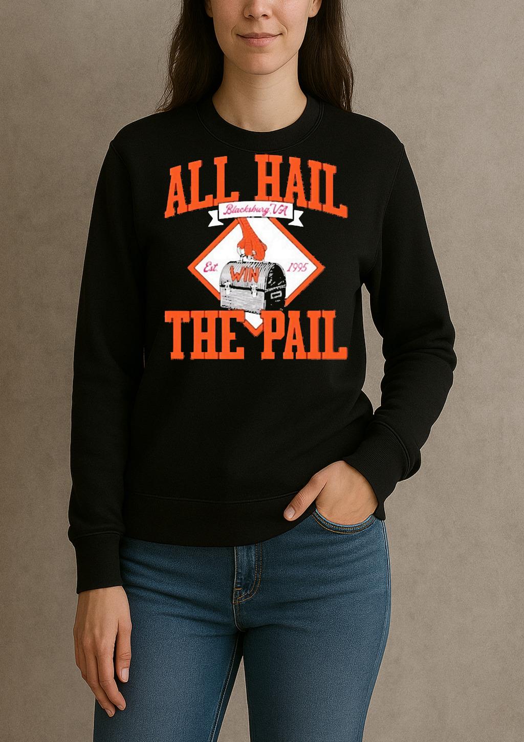 Virginia Tech Hokies All Hail The Pail Est 1995 sweater