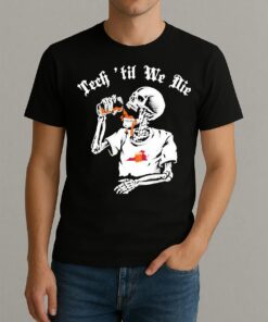 Virginia Tech Hokies Tech Til We Die Skeleton Shirt