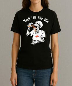 Virginia Tech Hokies Tech Til We Die Skeleton Womentee