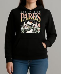 Visit Our Parks City Skyline Premium Unisexhoodie