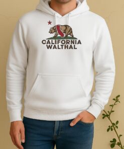 Walthal California Bear California Republic Wordplay Vintage Unisex Hoodie