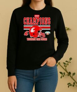 Washington State Cougars 2025 Potato Bowl Champions Helmet Sweater
