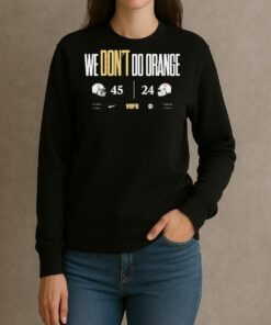 We Dont Do Orange Vanderbilt Commodores 45 24 Tennessee Volunteers sweater