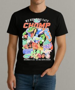 We Run This State Florida Sunshine Showdown 2025 Florida Gators Beat 40 21 Florida State Mascots Shirt