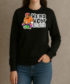 Weird Wolf Dixie Fried And Quail Hunting Goat Cartoon sweater