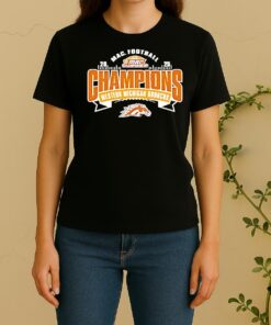 Western Michigan Broncos 2025 Mac Conference Champions Locker Room Women Shirt