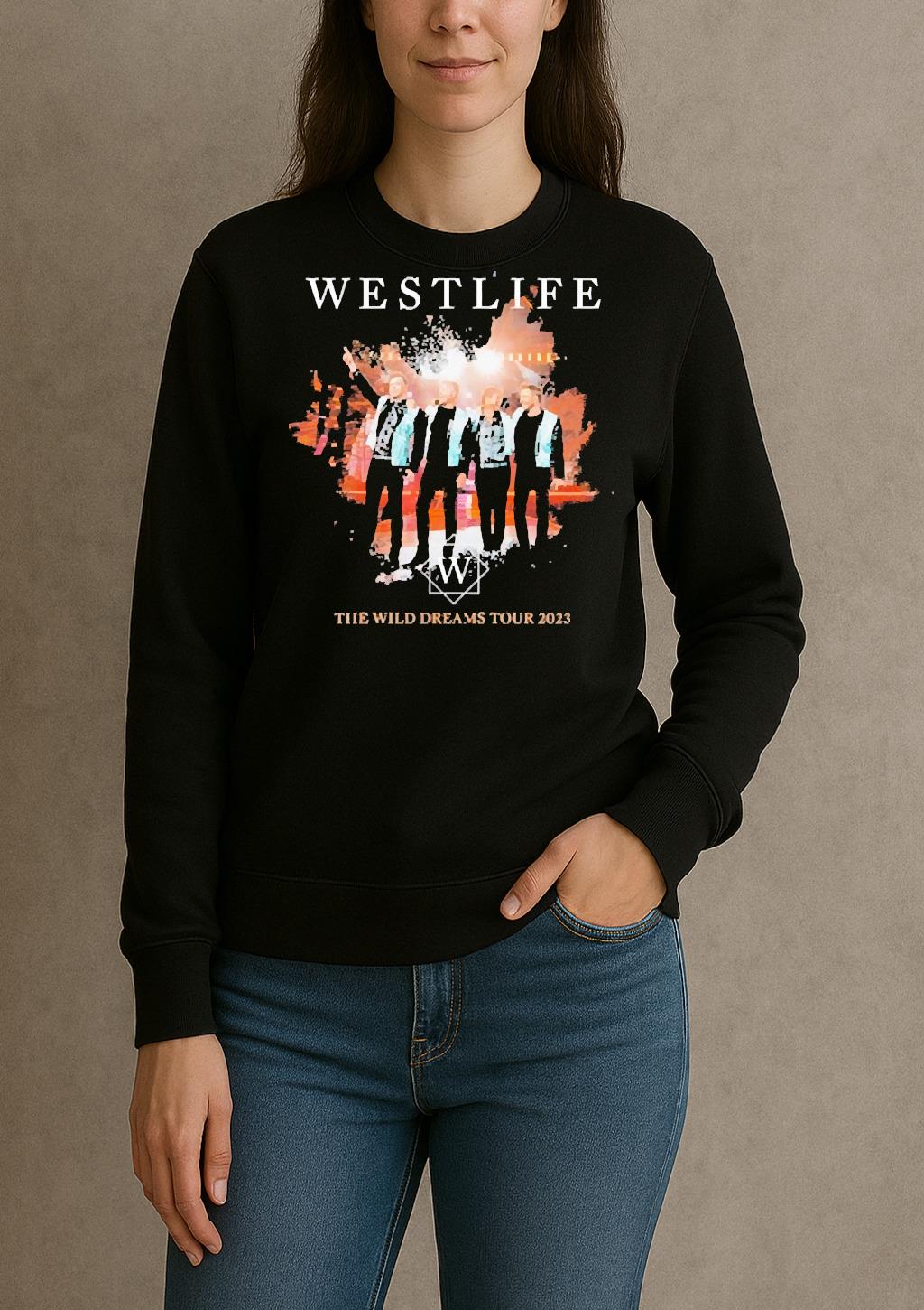 Westlife The Wild Dreams Tour 2023 Cardiff Event sweater