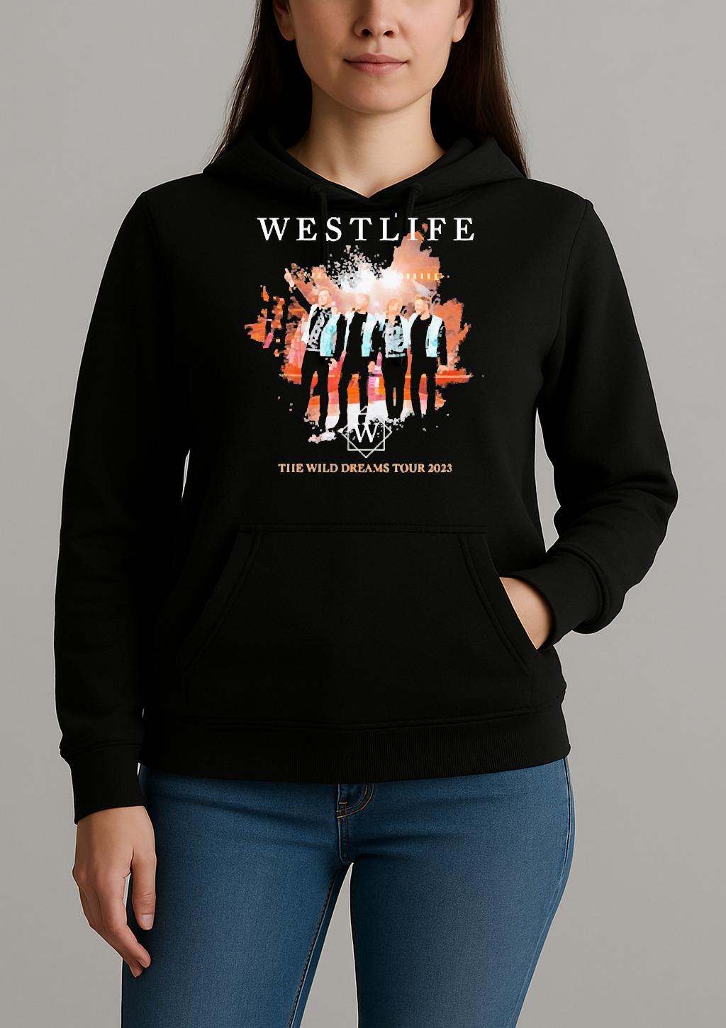 Westlife The Wild Dreams Tour 2023 Cardiff Event Unisexhoodie