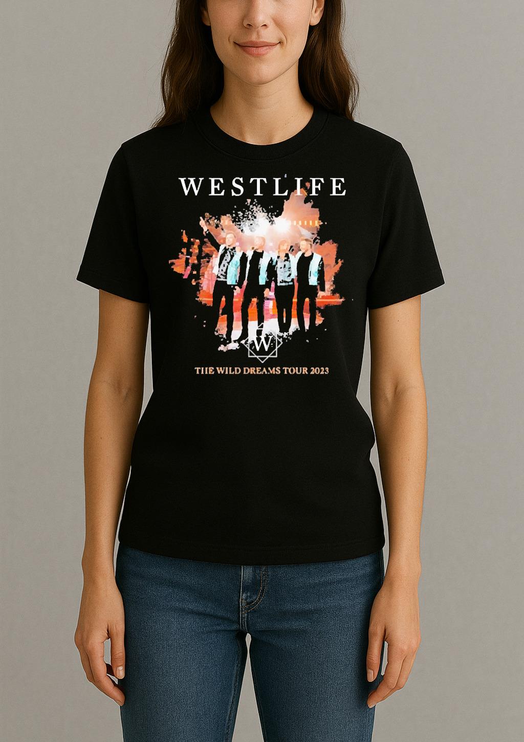 Westlife The Wild Dreams Tour 2023 Cardiff Event Womentee