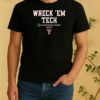 Wreck Em Tech 2025 Cfp Team Slogan Shirt