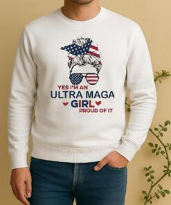 Yes Im An Ultra Maga Girl Proud Of It Retro Sweater