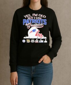 Yes Im Old But I Saw Patriots Helmet Greatness sweater