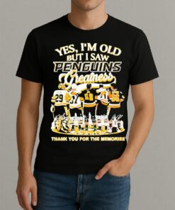 Yes Im Old But I Saw Penguins Greatness Thank You For The Memories Premium Shirt