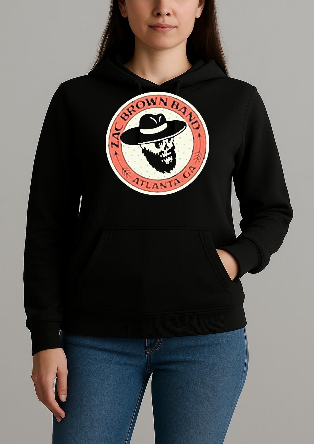 Zac Brown Band Atlanta Skull Unisexhoodie