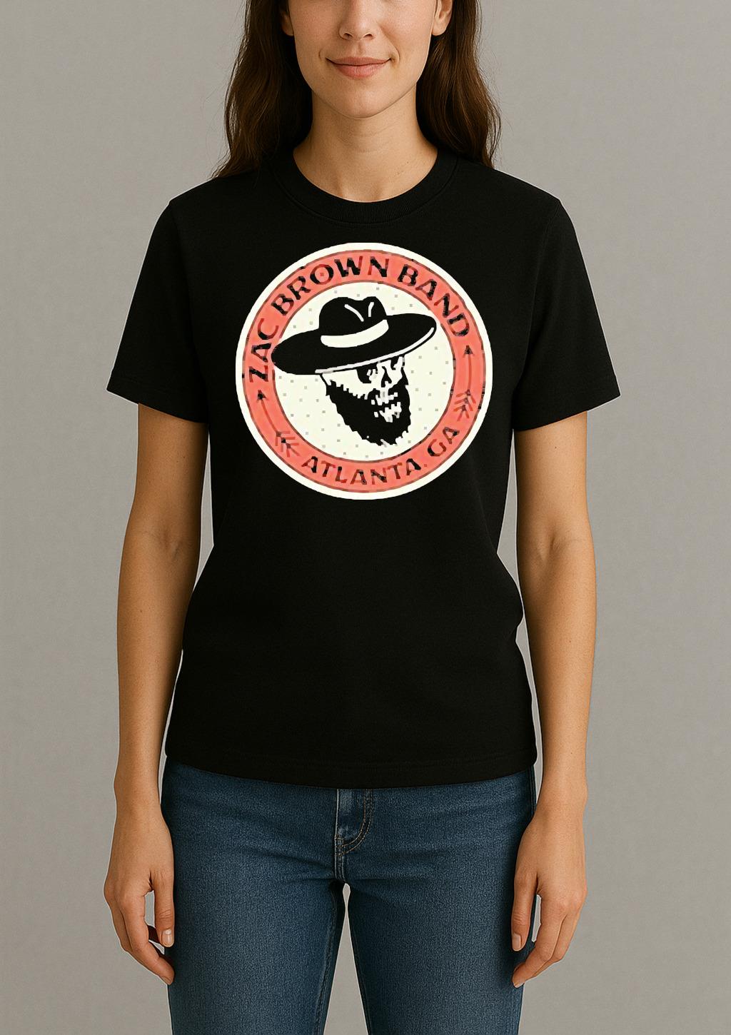 Zac Brown Band Atlanta Skull Womentee