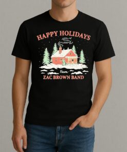Zac Brown Band Happy Holiday Cabin Shirt