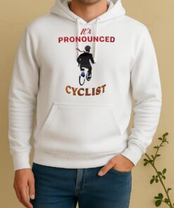Zohran Kwame Mamdan Riding Bicycle Its Pronounced Cyclist Unisex Hoodie