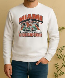 2026 College Football Playoff National Championship Miami Hurricanes Mascot Sweater