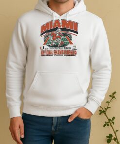 2026 College Football Playoff National Championship Miami Hurricanes Mascot Unisex Hoodie