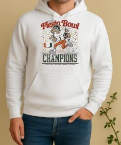 2026 Vrbo Fiesta Bowl Champions Miami Hurricanes Unisex Hoodie