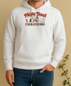 2026 Vrbo Fiesta Bowl Miami Hurricanes Champions Unisex Hoodie