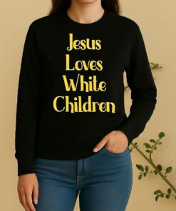 Jesus Loves White Children Sweater