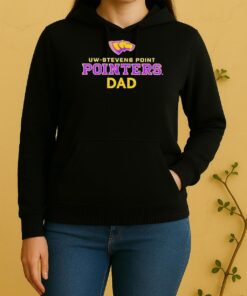 Campus Lab Uw Stevens Point Pointers Dad Logo Unisex Hoodie