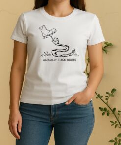 Actually I Lick Boots Women Shirt