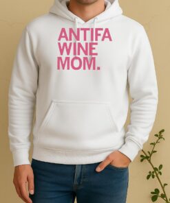 Antifa Wine Mom Unisex Hoodie
