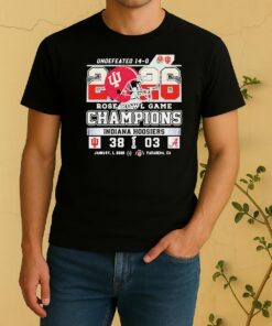 Awesome Indiana Hoosiers Beat Alabama Crimson Tide At Rose Bowl Game Champions 2026 Shirt