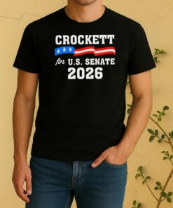 Crockett For Us Senate 2026 Shirt