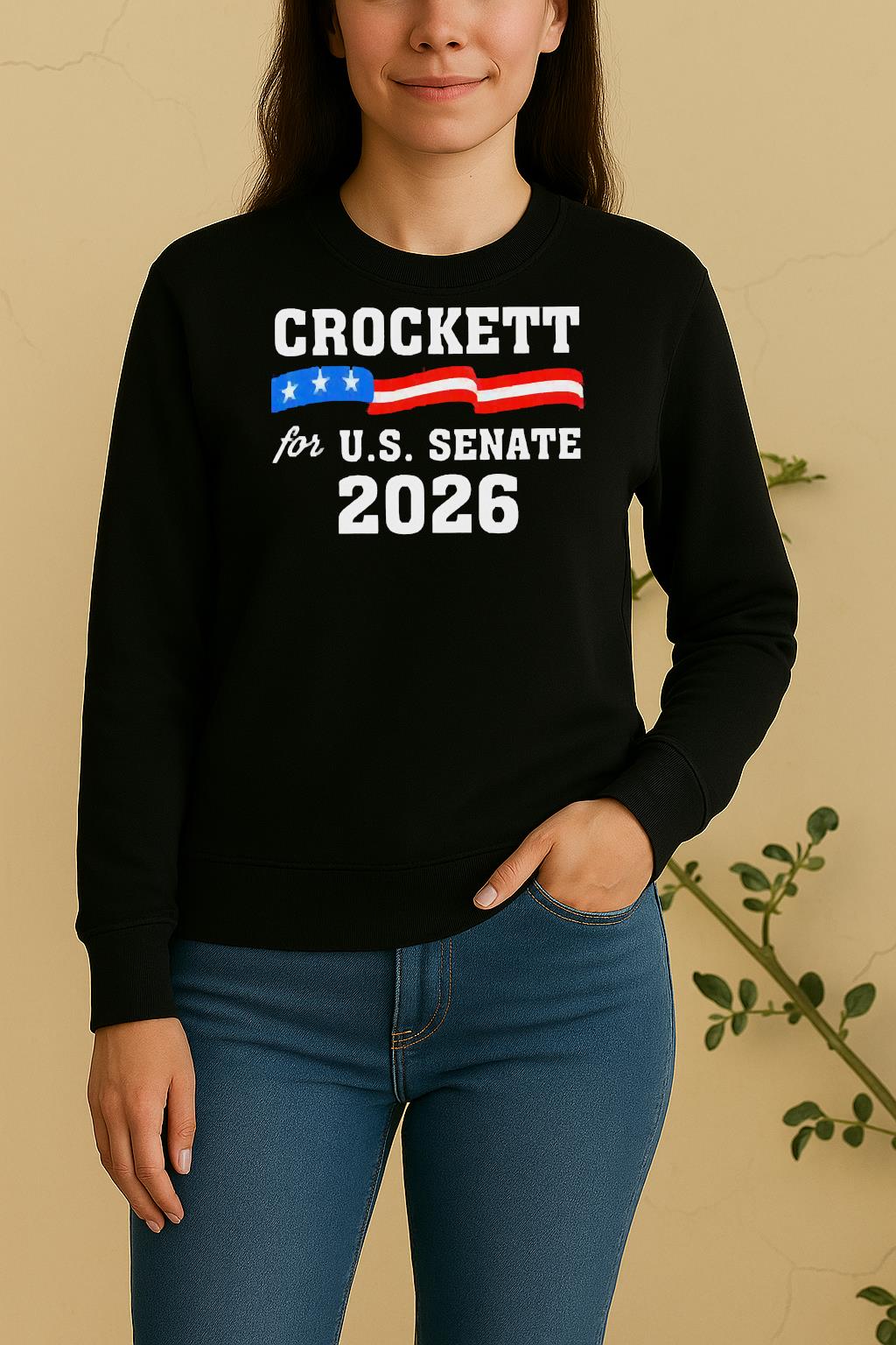 Crockett For Us Senate 2026 Sweater
