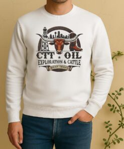Ctt Oil Exploration Cattle West Texas Landman Sweater