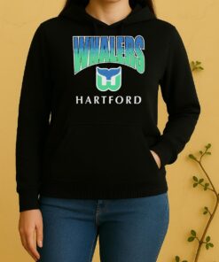 Cute Hartford Whalers Vintage Sweep Down Unisex Hoodie