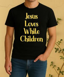 Jesus Loves White Children Shirt