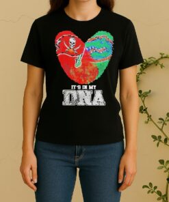 Fingerprints Tampa Bay Buccaneers X Florida Gators Its In My Dna Women Shirt