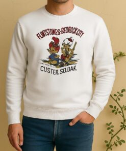 Flintstones Bedrock City Custer So Dak Sweater