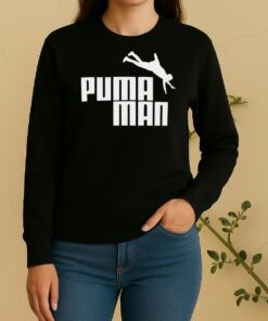 Funny Puma Man Logo Parody Sweater