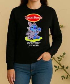 Happy Stitch Cosplay Toothless X Tyson Foods Stay Different Stay Weird Sweater