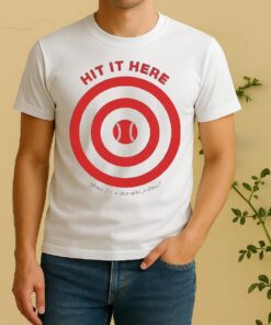 Hit It Here Make Zack Hampie Jealous Target Baseball Shirt
