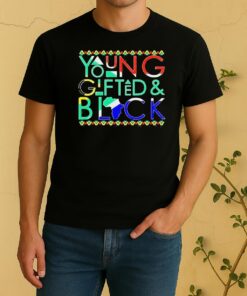 Hot Young Gifted And Black Africa Map Shirt